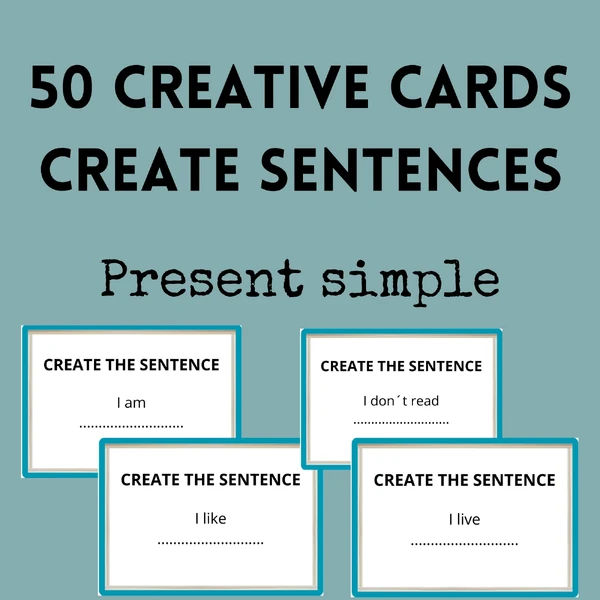 PRESENT SIMPLE Create the sentence SET 1