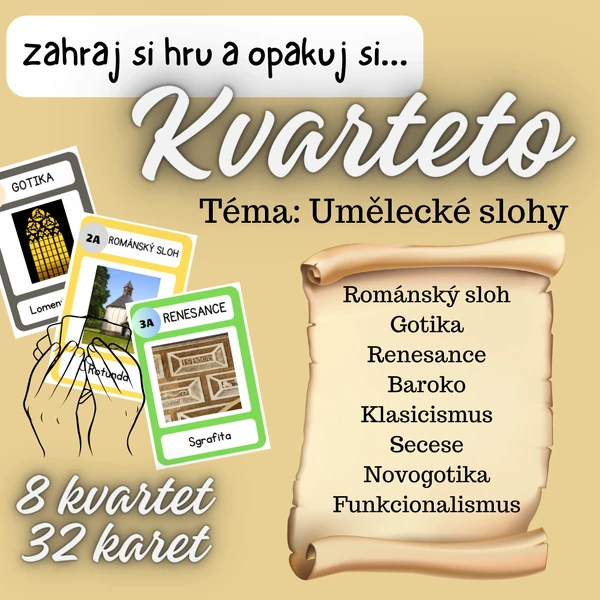 KVARTETO - UMĚLECKÉ SLOHY