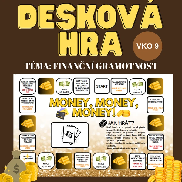 DESKOVÁ HRA - FINANČNÍ GRAMOTNOST
