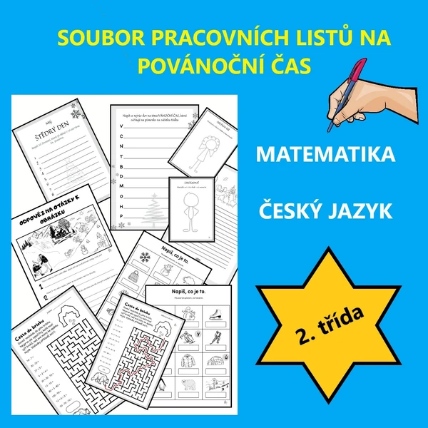 JAK JSME PROŽILI VÁNOČNÍ ČAS A PŘÍCHOD NOVÉHO ROKU - pracovní listy