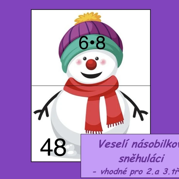 Násobilkoví sněhuláci