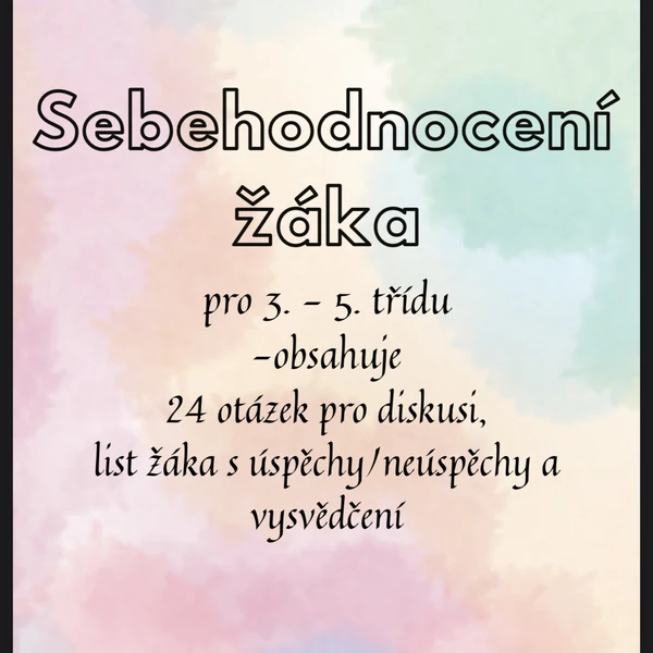 Sebehodnocení žáka