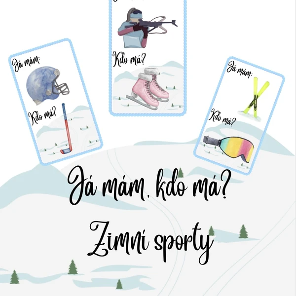 Já mám, kdo má? Zimní sporty + brusle dle velikosti