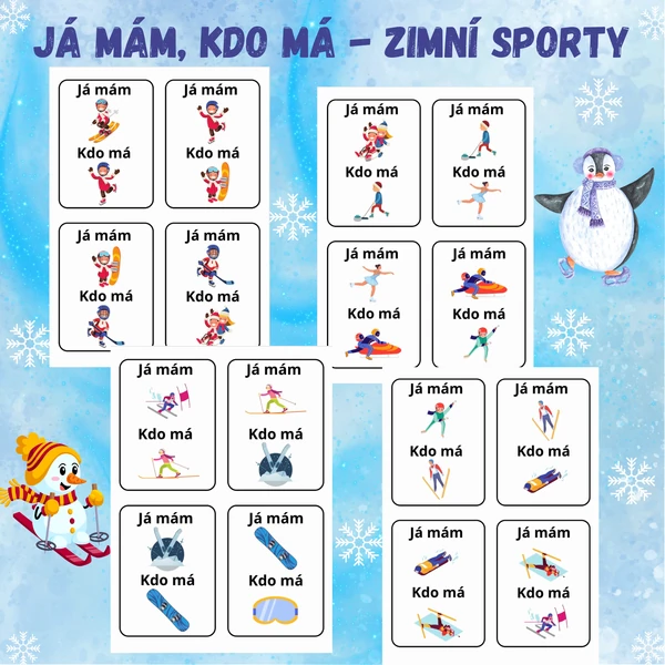 Já mám, kdo má - ZIMNÍ SPORTY