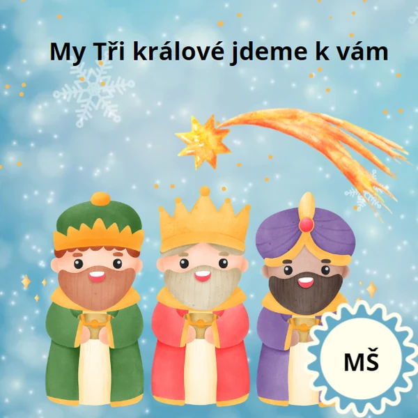 My tři králové jdeme k vám - deskovka