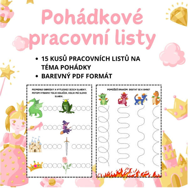 Pohádkové pracovní listy