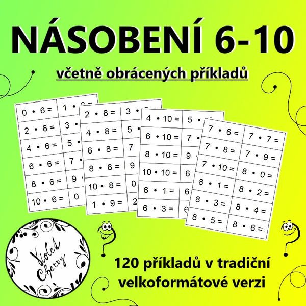 Násobení 6-10