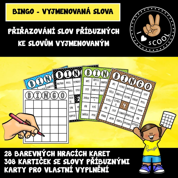Vyjmenovaná slova - BINGO