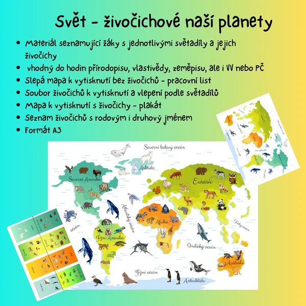 Svět - živočichové naší planety