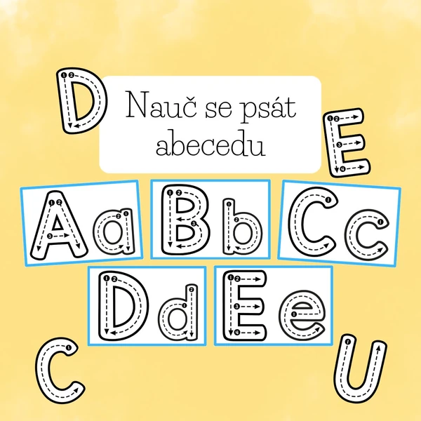 Nauč se psát ABECEDU