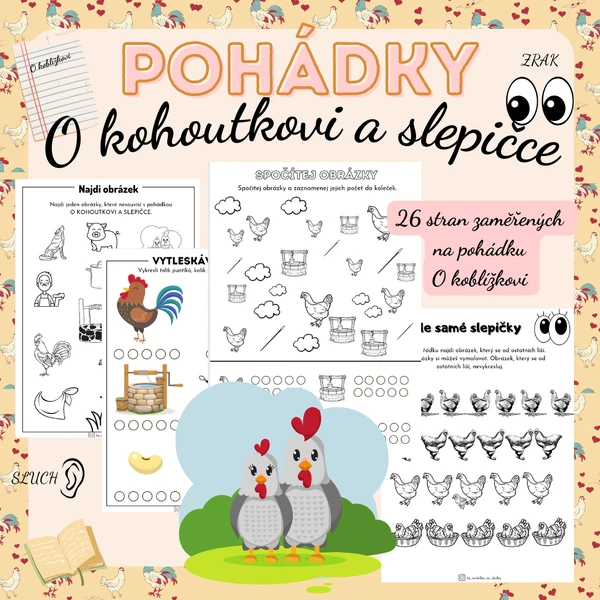POHÁDKY - O kohoutkovi a slepičce