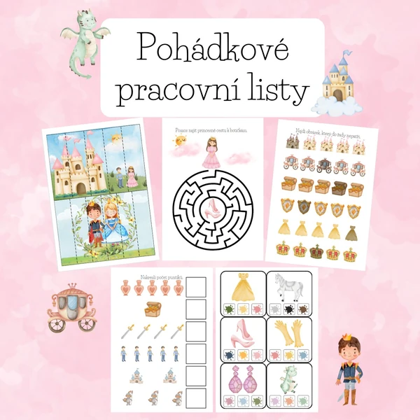 Pohádkové pracovní listy 