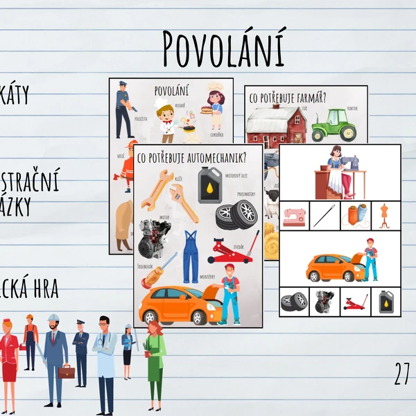 Povolání, Čím chci být, práce