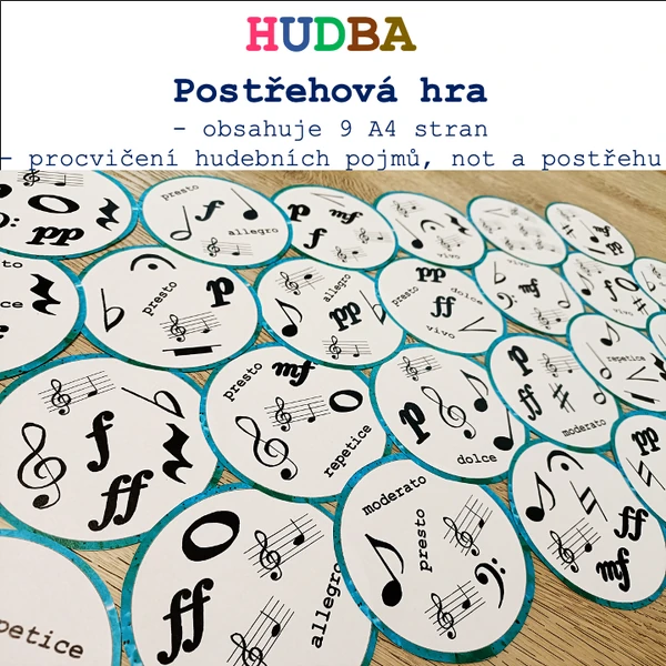 Postřehová hra - HUDBA