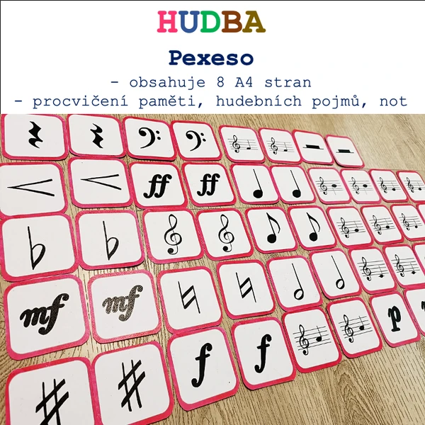 Hudba - pexeso