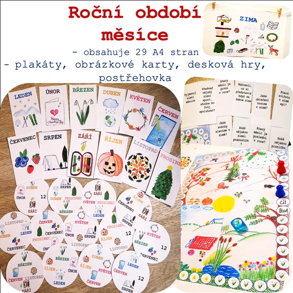 Roční období, měsíce