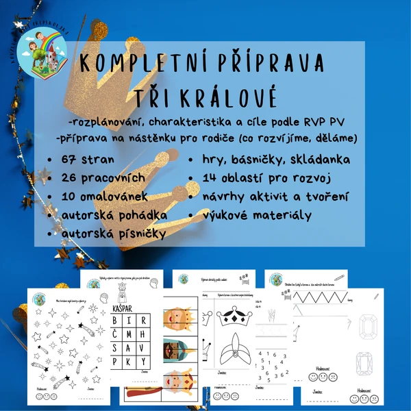 Tři králové - týdenní/dvoutýdenní příprava MŠ