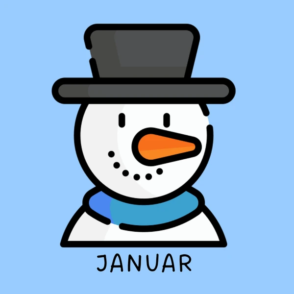 QR Code zum Kalender JANUAR 2024 + Lösung