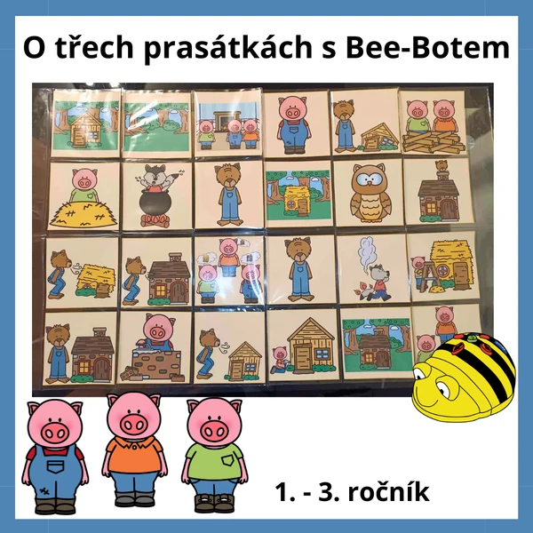 O třech prasátkách s Bee-Botem