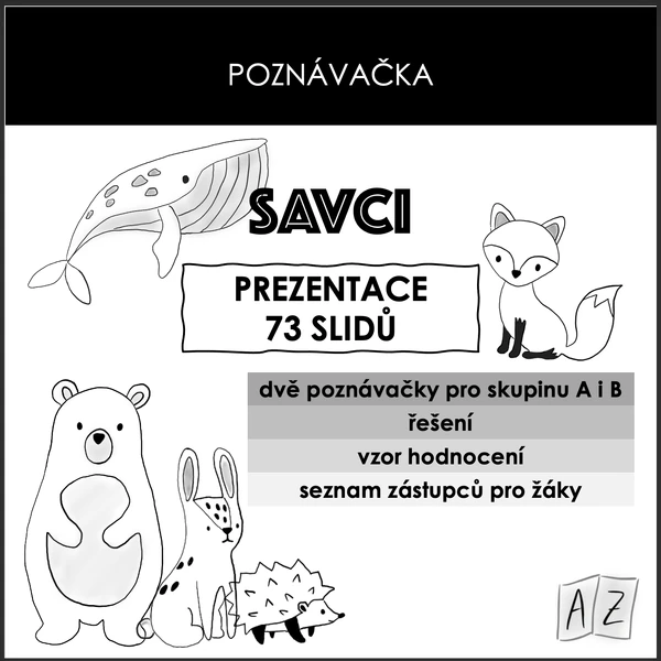 Poznávačka - savci