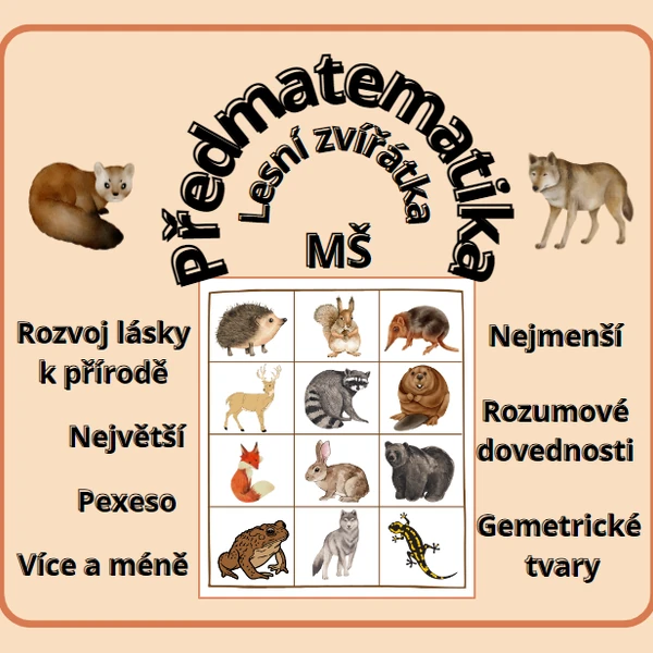 ZNÁME LESNÍ ZVÍŘÁTKA?