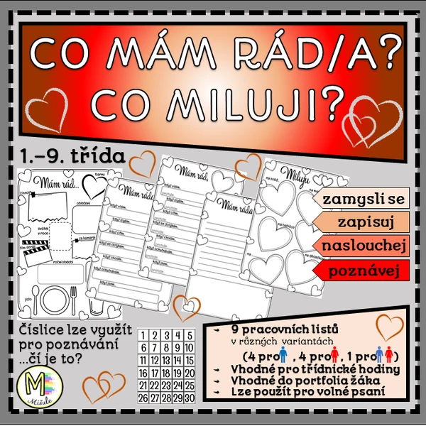 CO MÁM RÁD/A? CO MILUJI?