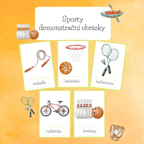 Sporty demonstrační obrázky 