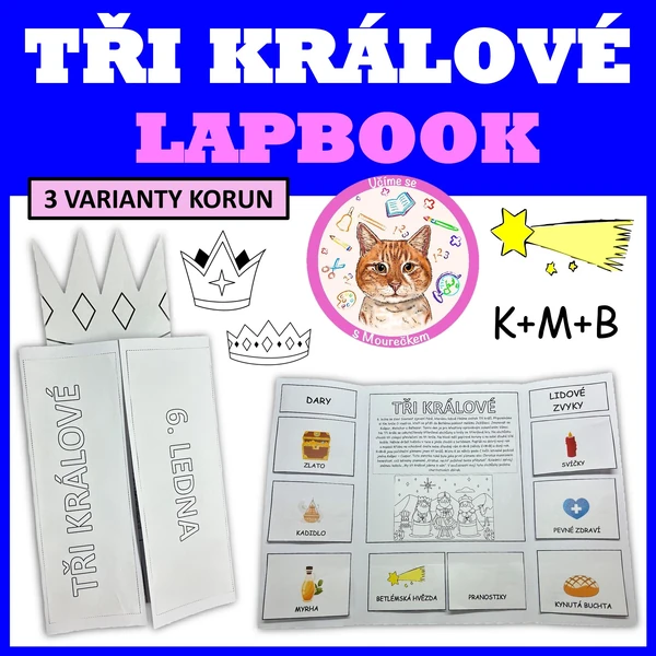 TŘI KRÁLOVÉ - LAPBOOK