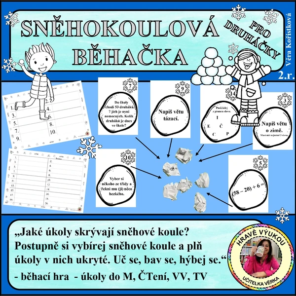 SNĚHOKOULOVÁ BĚHAČKA – pro druháčky
