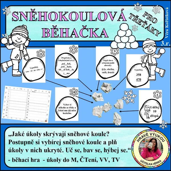 SNĚHOKOULOVÁ BĚHAČKA 3 – pro třeťáky