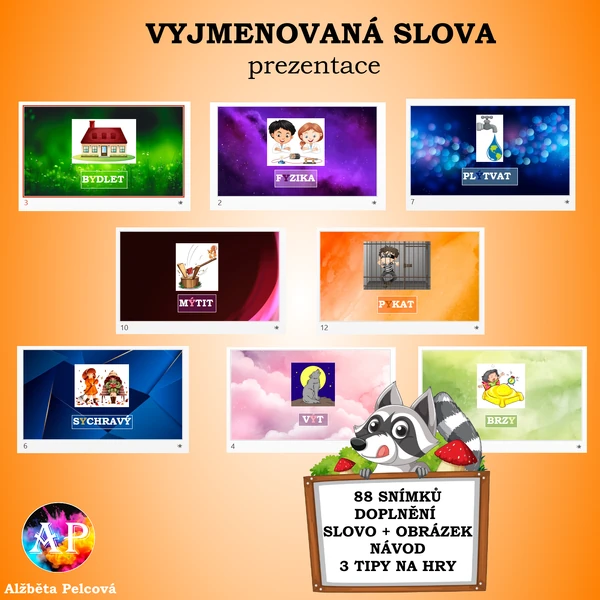 VYJMENOVANÁ SLOVA - prezentace