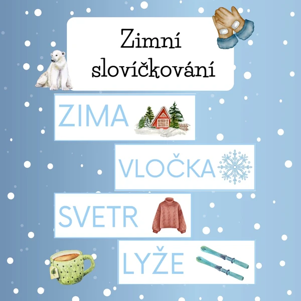 Zima-skládání slov