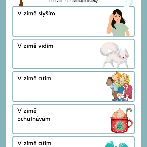 Jak se cítím v zimě?