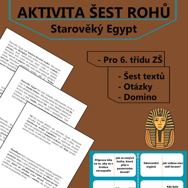 Aktivita 6 rohů - Starověký Egypt