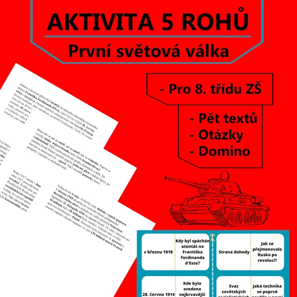Aktivita pět rohů - První světová válka