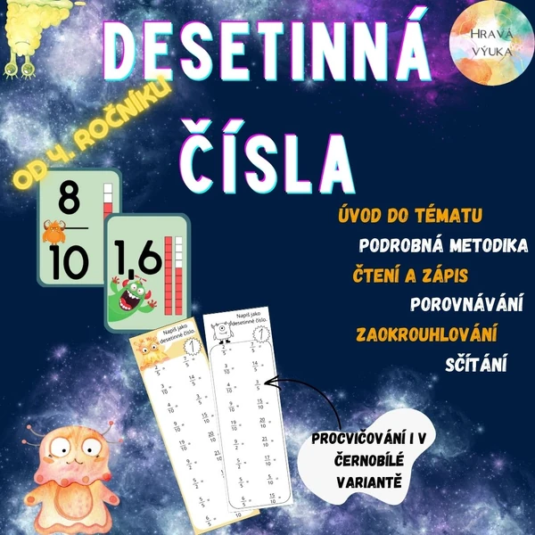 Desetinná čísla - balík aktivit