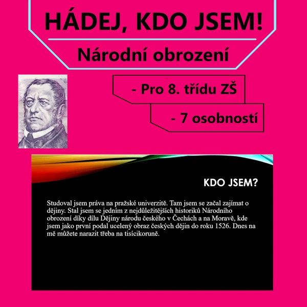 Hádej, kdo jsem! - Národní obrození