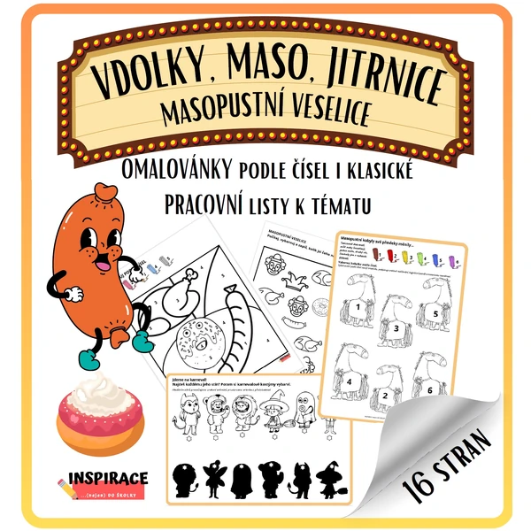 Vdolky, maso, jitrnice - masopustní veselice 🤡