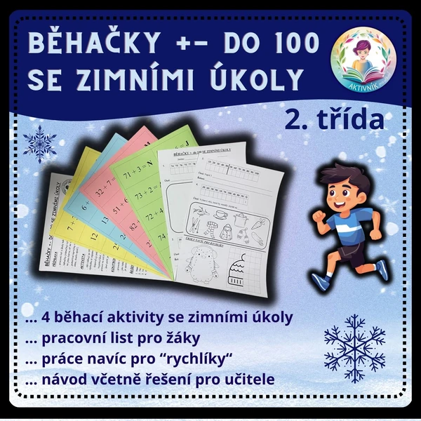 Běhačky +- do 100 se zimními úkoly
