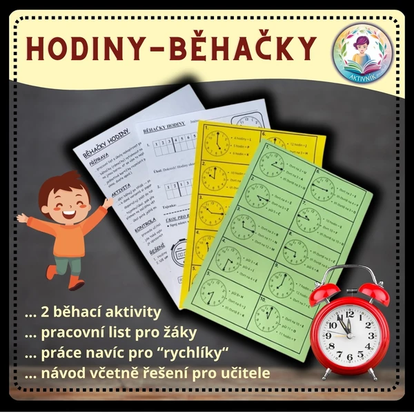 Hodiny - běhačky