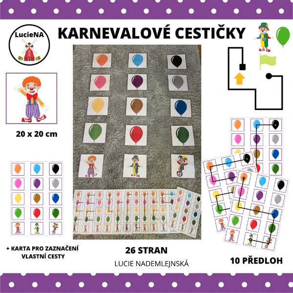 KARNEVALOVÉ CESTIČKY