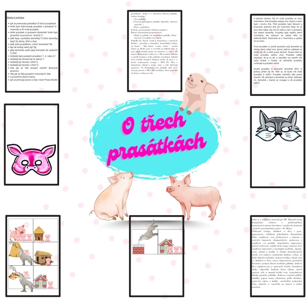 Dramatická pohádka: O třech prasátkách