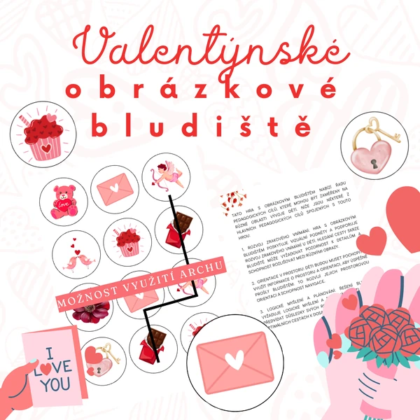 VALENTÝNSKÉ OBRÁZKOVÉ BLUDIŠTĚ