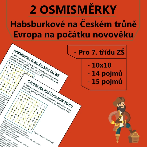 2 Osmisměrky - Habsburkové na českém trůně, Evropa na počátku novověku