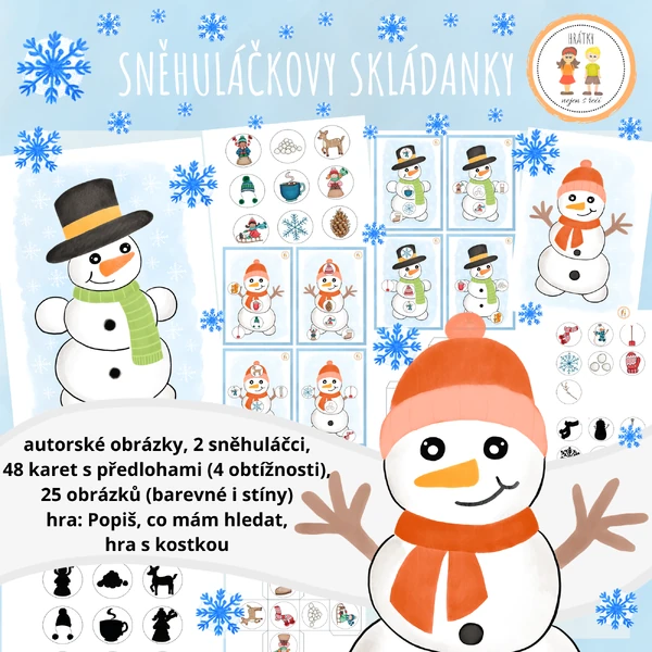 Sněhuláčkovy skládanky