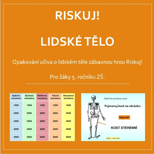 RISKUJ! Lidské tělo