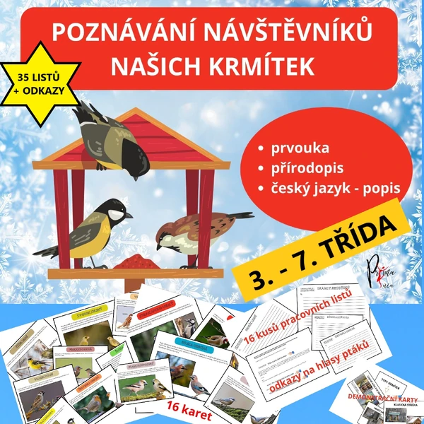 POZNÁVÁNÍ NÁVŠTĚVNÍKŮ NAŠICH KRMÍTEK
