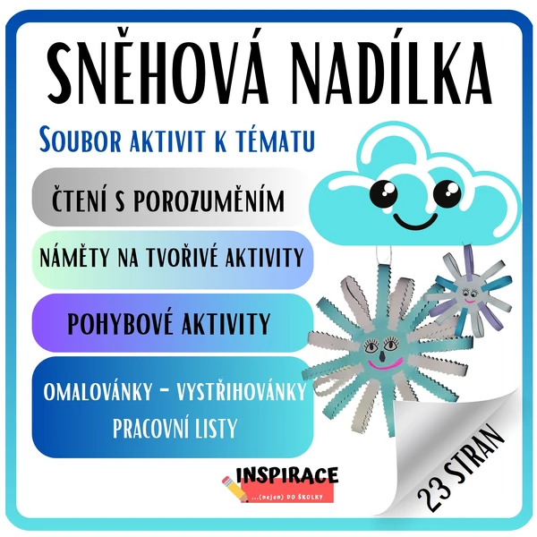 SNĚHOVÁ NADÍLKA ❄️ (soubor aktivit k tématu)