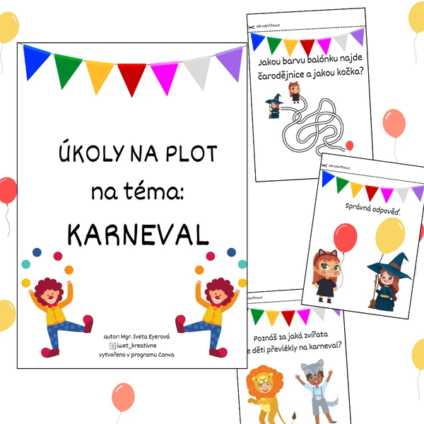 KARNEVAL (úkoly na plot / plotovka)