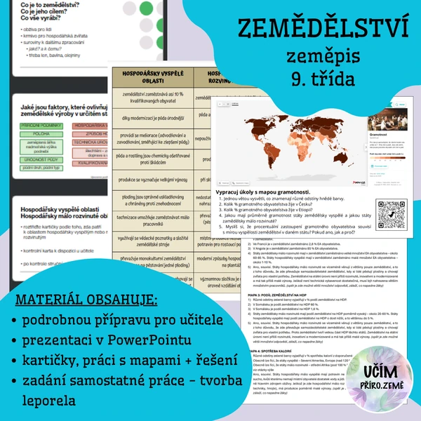 Zemědělství - kompletní příprava